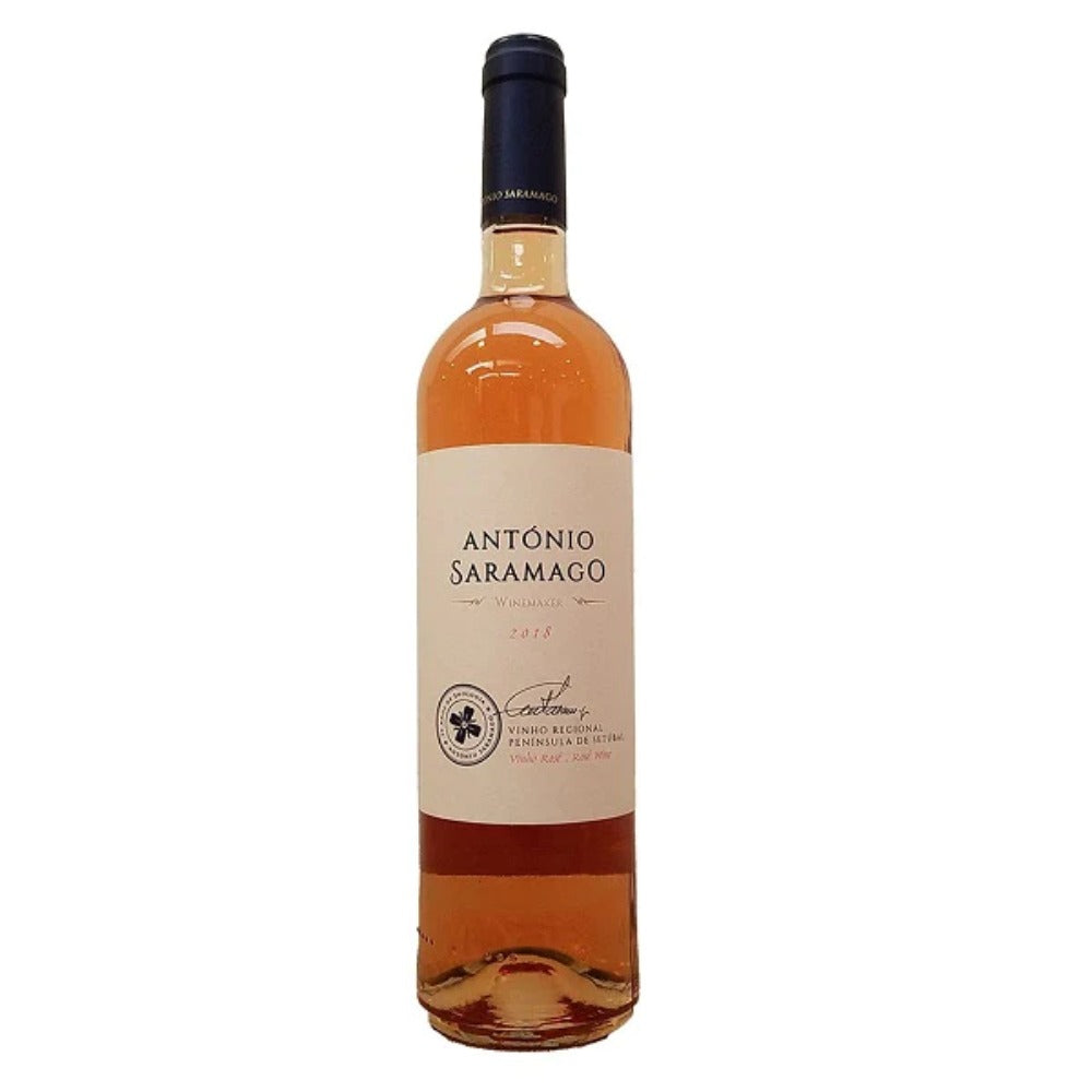 Vinho Rose Seco Portugues Península De Setúbal Touriga Nacional 2018 750Ml Antonio Saramago