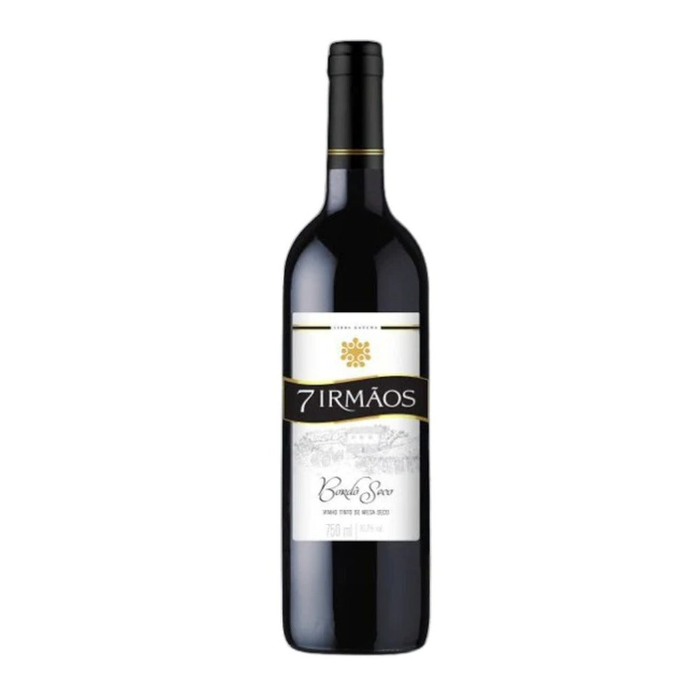 Vinho De Mesa Tinto Seco Nacional 7 Irmaos Bordo Litro 7 Irmaos