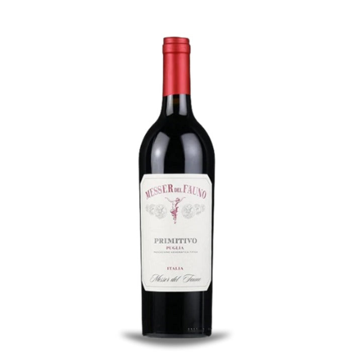 Vinho Messer Del Fauno Puglia Primitivo Tinto Seco Italiano 2018 750Ml
