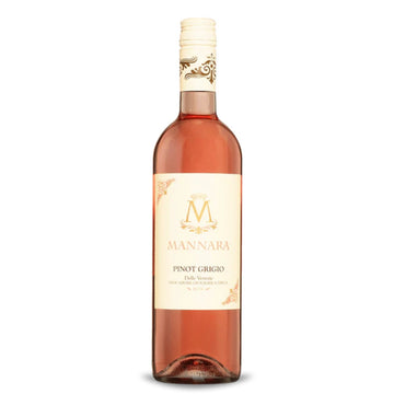 Vinho Rose Seco Italiano Sicilia Mannara Pinot Grigio 2020 Barone Montalto