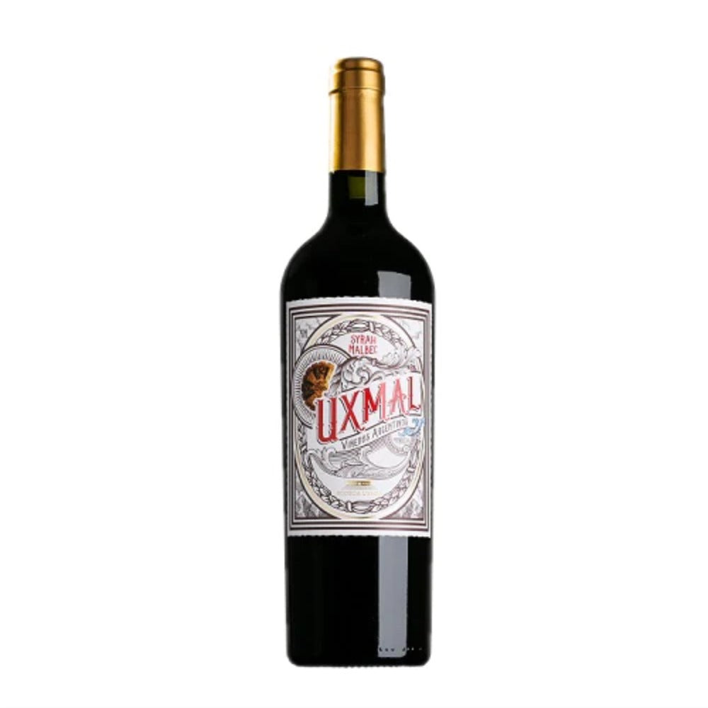 Vinho Tinto Seco Argentino Syrah Malbec 2019 750Ml Uxmal