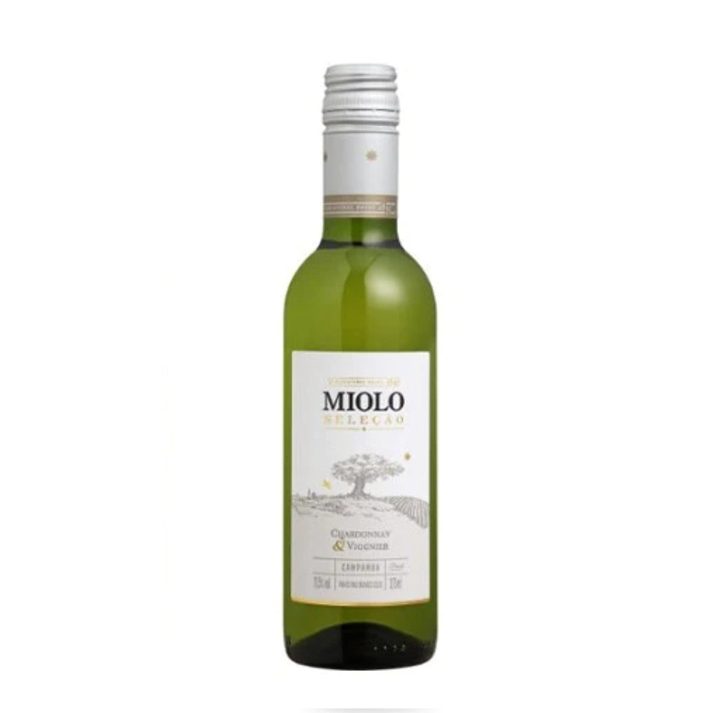 Vinho Miolo Selecao Branco Seco Nacional  Chardonnay/Viognier 375Ml