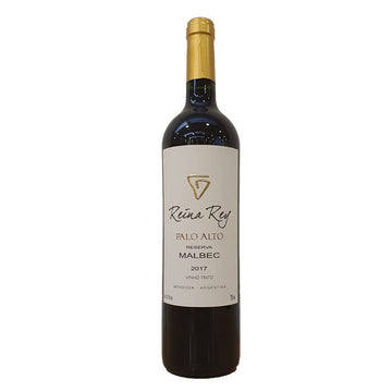 Vinho Palo Alto Tinto Seco Argentino Reina Rey Reserva Malbec 2017 750  Ml
