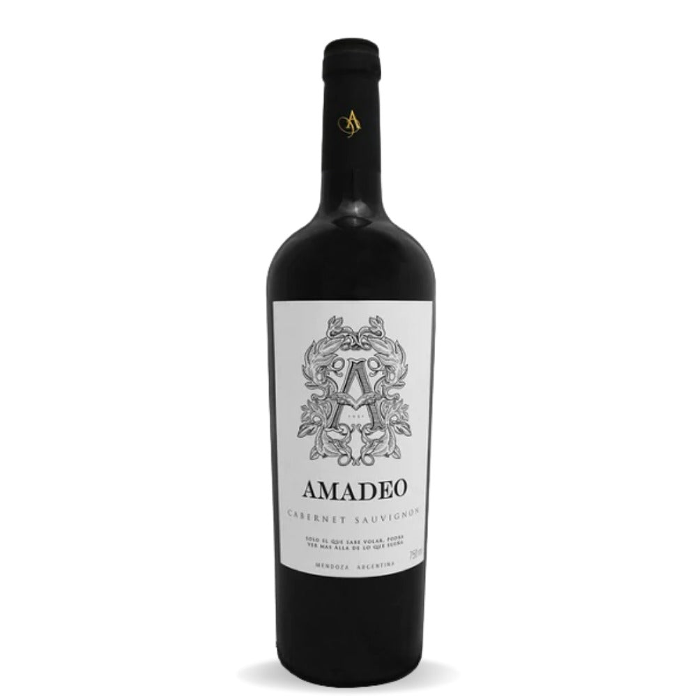 Vinho Tinto Seco Argentino Premium Cabernet Sauvignon 2019 750Ml Amadeo Maranon