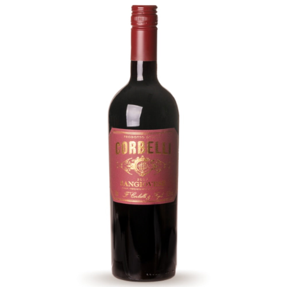 Vinho Corbelli Tinto Seco Italiano Sicilia Puglia Igt Sangiovese 2018 750Ml