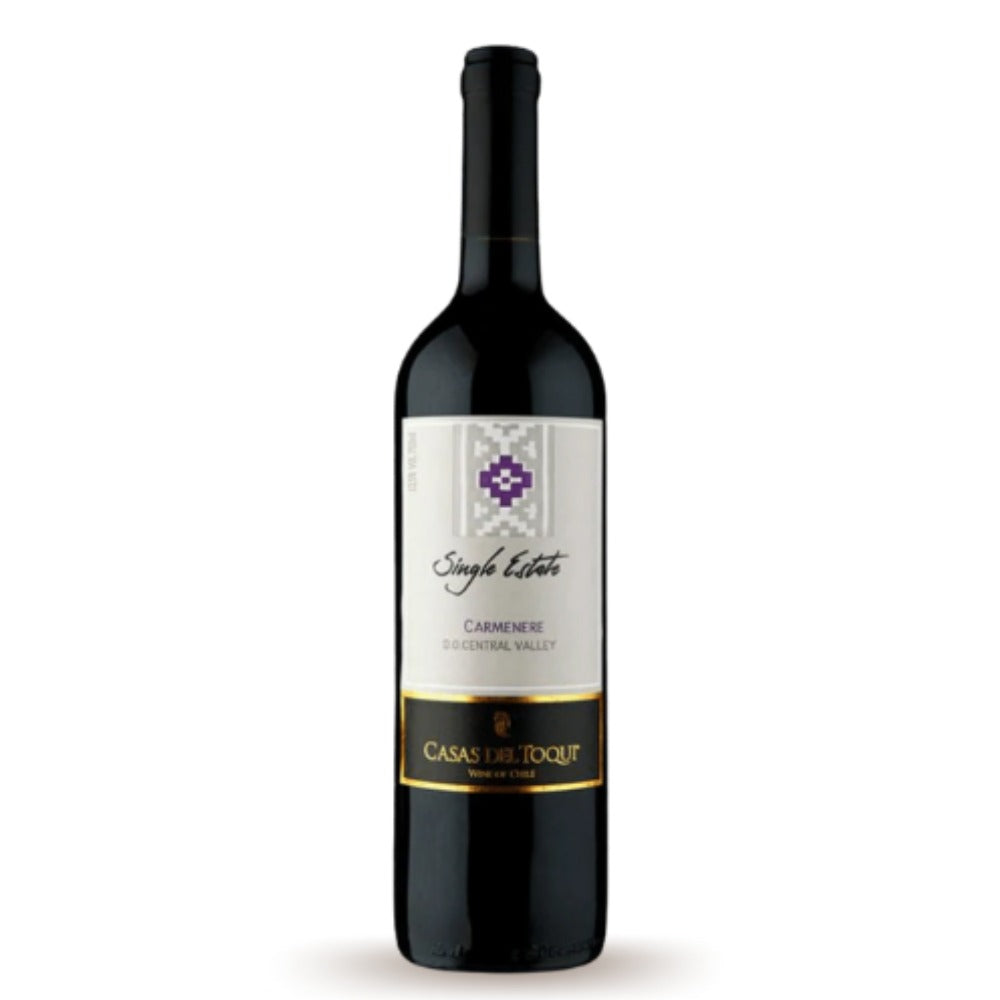 Vinho  Casas Del Toqui Tinto Seco Chileno Valle Central Single Estate D.O Carmenere 2021 750Ml
