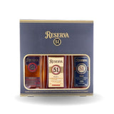 Kit Cachaca Reserva 51 3 X 200Ml Pirassununga 51
